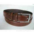 Fashion Men's Leather Belt with Reversible Buckle